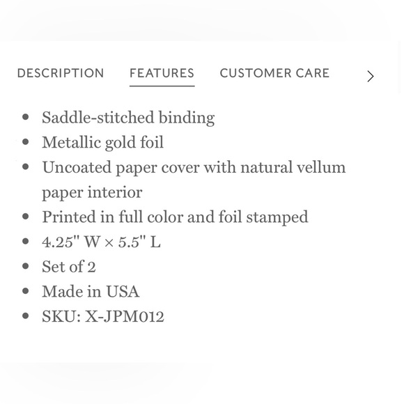 New! Rifle Paper Co. Notepad & Mini Notebook Set - Picture 8 of 8